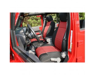 Housse de sièges Avt Néoprène Jeep JK 2011-2016  rouge