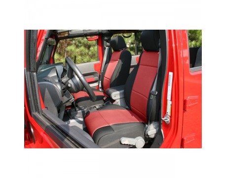 Housse de sièges Avt Néoprène Jeep JK 2011-2016  rouge